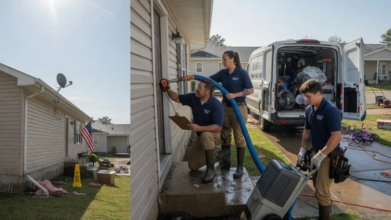 Ceiling Water Damage Restoration in Jackson, NE near me